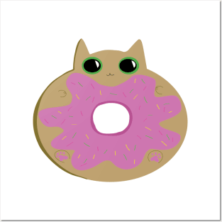 Donut Cat Posters and Art
